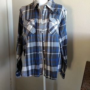 Harley Davidson reversible long sleeves shirt